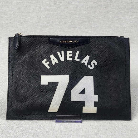 Givenchy Black Leather Clutch - Picture 1 of 1